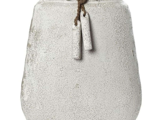 Διακοσμητικό Βάζο LIF112 36,8x10,1x45,7cm White-Brown Espiel Χαρτί