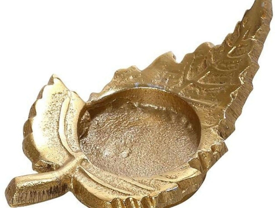 Βάση Ρεσώ Φύλλο FRI143K6 12cm Gold Espiel Μέταλλο,Ξύλο