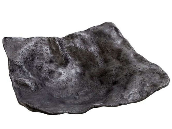 Διακοσμητική Πιατέλα DEP111 29x29cm Grey Espiel Αλουμίνιο