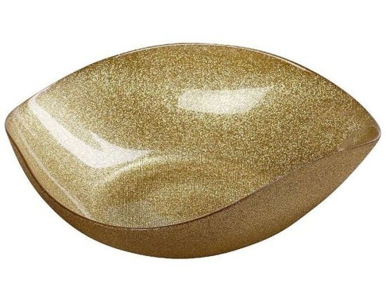Διακοσμητικό Μπωλ Magic DAC1834 33cm Gold Espiel Γυαλί