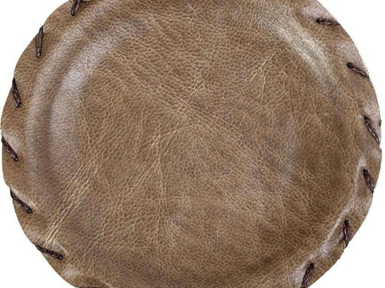Σουβέρ Δερμάτινο LTC10K48-1 Φ10,5cm Beige Espiel PVC