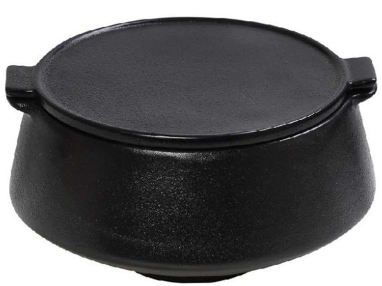 Βάζο Γενικής Χρήσης Mianmar GMT201 10,5x9x5,5cm Black Espiel Πηλός