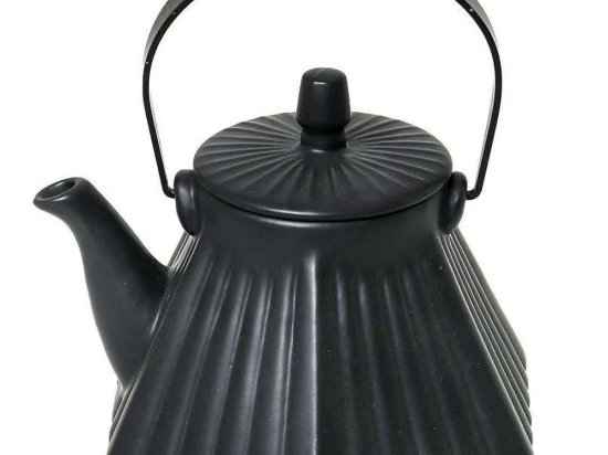 Τσαγιέρα Ritual SPI103 15x13x13cm 620ml Black Espiel Ανοξείδωτο Ατσάλι,Πηλός
