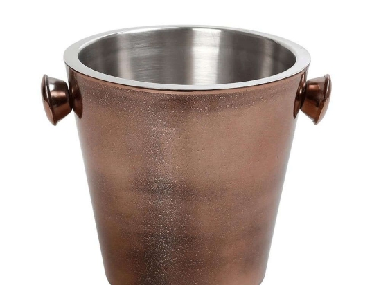 Σαμπανιέρα LMC101 23x23cm 4,8Lt Bronze Espiel Ανοξείδωτο Ατσάλι