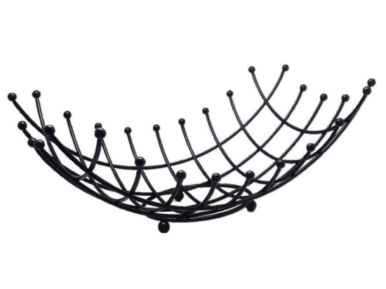Φρουτιέρα Μεταλλική MTT315 44,5x27x18cm Black Espiel Μέταλλο