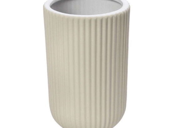 Βάζο Κεραμικό KLA309K1 12x19cm Beige Espiel Κεραμικό