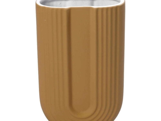 Βάζο Κεραμικό KLA315K1 8,1x24,4cm Orange Espiel Κεραμικό
