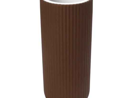 Βάζο Κεραμικό KLA323K1 12x29cm Brown Espiel Κεραμικό