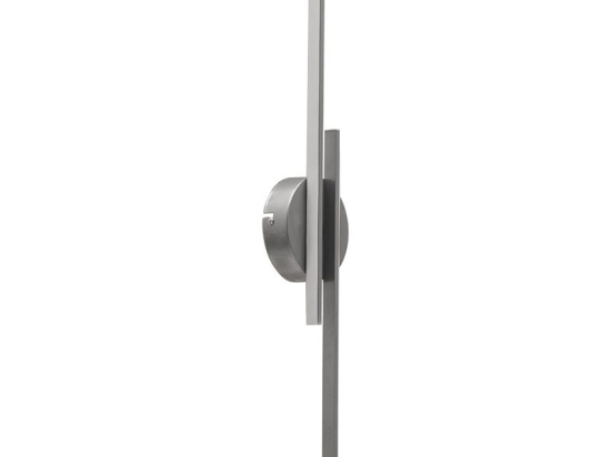 Φωτιστικό τοίχου-απλίκα PWL-1167 pakoworld LED 3000K ασημί 70x10x10εκ