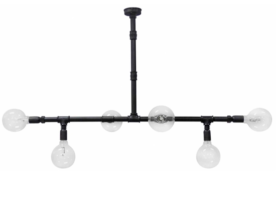 Φωτιστικό Οροφής ΡΡ-27 6/L 31-0925 Black Μέταλλο