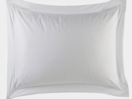 Μαξιλαροθήκη Ξενοδοχείου Oxford White 52Χ75+20+5 52% Cotton 48% Polyester 144TC 52 X 75 52x75cm Βαμβάκι-Πολυέστερ