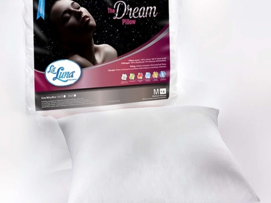 Μαξιλάρι Ύπνου Μέτριο Ballfiber Dream 1000001 50x70cm La Luna 50Χ70 50x70cm 100% Ballfiber