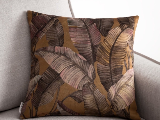 Μαξιλαροθήκη Flamingo 355 Multi Gofis Home 43X43 Βαμβάκι-Πολυέστερ