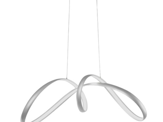 Φωτιστικό Οροφής SO.LUMEN 50W 3000K 3240Lm 85x28x28/120cm Silver Ondaluce Μέταλλο