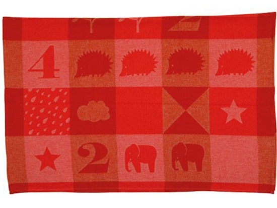 Κουβέρτα Βρεφική DF-IDA 2810-11 Red Vesta Home Κούνιας 100x140cm Cotton-Acrylic