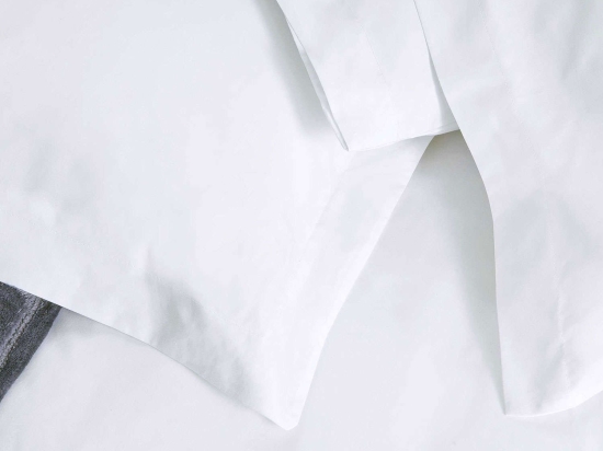 Μαξιλαροθήκη Ξενοδοχείου Oxford 3 Πλευρών White 200 Κλωστές Περκάλι 100% Βαμβάκι 52 X 75 52x75cm 100% Βαμβάκι