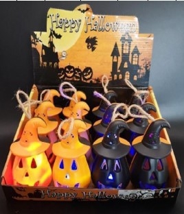 Φωτιστικό με LED Halloween Κολοκύθα