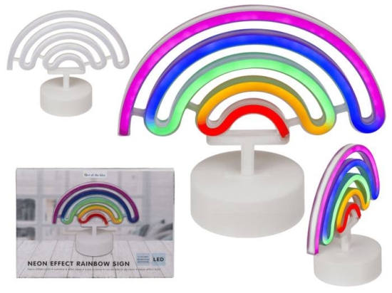 Φωτιστικό neon ουράνιο τόξο 25 x 10 x 17,5εκ