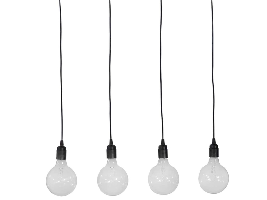 Φωτιστικό Οροφής Πολύφωτο Ράγα KA-01  31-0713 Black PVC