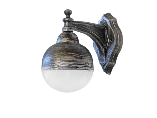 Φωτιστικό Τοίχου Μονόφωτο  C010AN   31-0686 Silver PVC