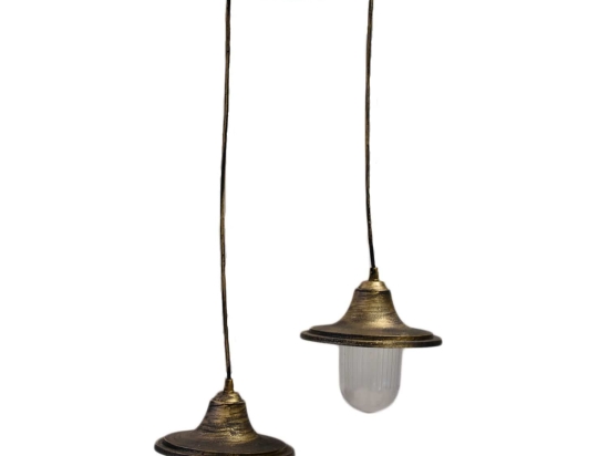 Φωτιστικό Οροφής Δίφωτο LP730 11-0105  Bronze PVC