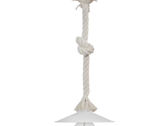 Φωτιστικό Οροφής Mac-150Κ -Μ- Rope 31-1079 White Heronia Σχοινί, Πλαστικό