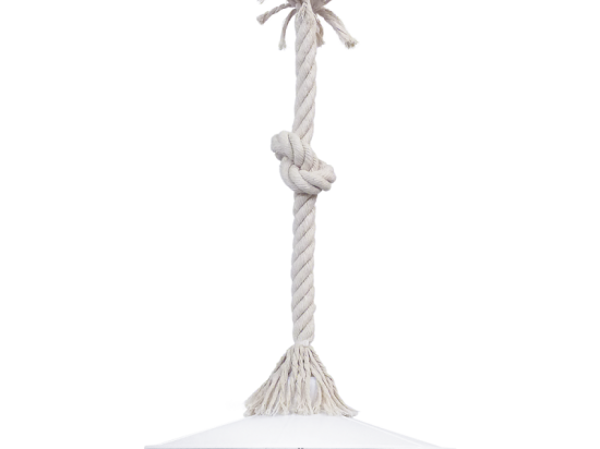 Φωτιστικό Οροφής Mac-180Κ Rope 31-1080 White Heronia Σχοινί, Πλαστικό