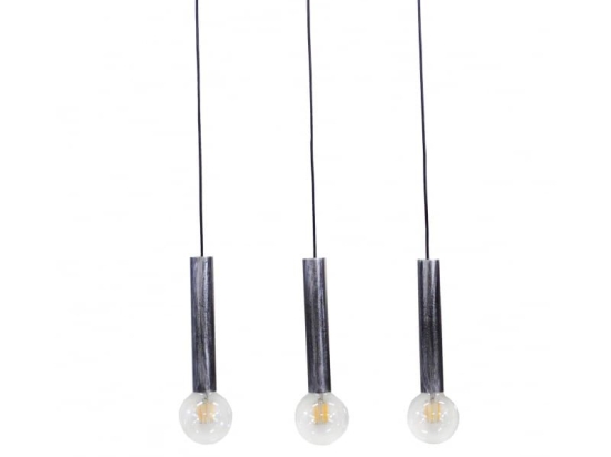 Φωτιστικό Οροφής S-42Raga 3/L Silver 34-0203  Heronia Μέταλλο,Πλαστικό
