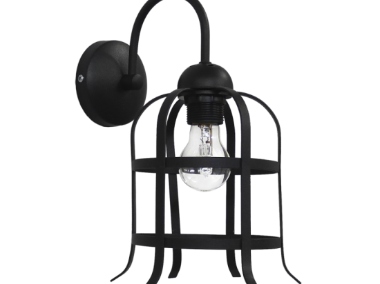 Φωτιστικού Τοίχου - Απλίκα Castello/AP -01-Black 34-0225 Heronia Μέταλλο