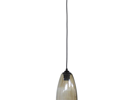Φωτιστικό Οροφής GL-5050/15 1/L Fume 02-0271 Heronia Μέταλλο,Γυαλί