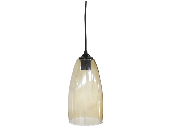 Φωτιστικό Οροφής GL-5050/15 1/L Honey 02-0270 Heronia Μέταλλο,Γυαλί