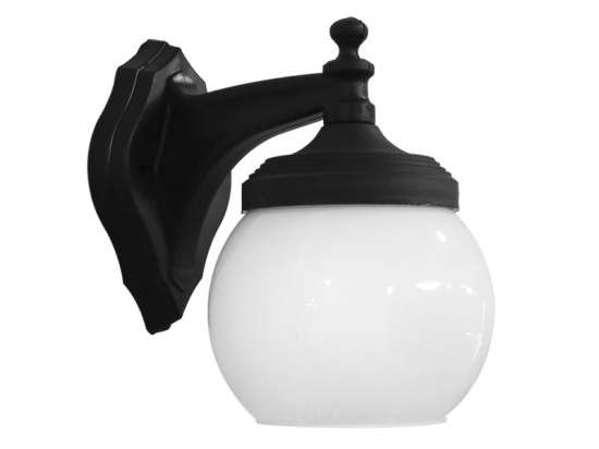 Φωτιστικό Τοίχου - Απλίκα ΑΡ-15ΑΝ Black 07-1316 Heronia