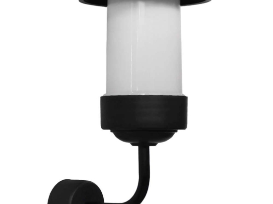 Φωτιστικό Τοίχου - Απλίκα 32-0144 D-08AS 90⁰ E/27 Led Φ14x18,5x29cm Black-White Heronia