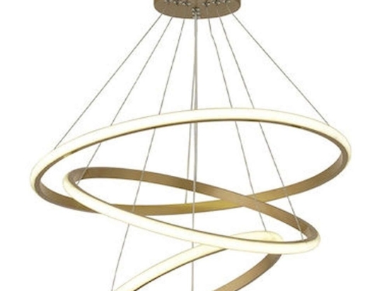 Φωτιστικό Οροφής Cronos 01-0357 Led 80W Φ50x70cm White Heronia Μέταλλο