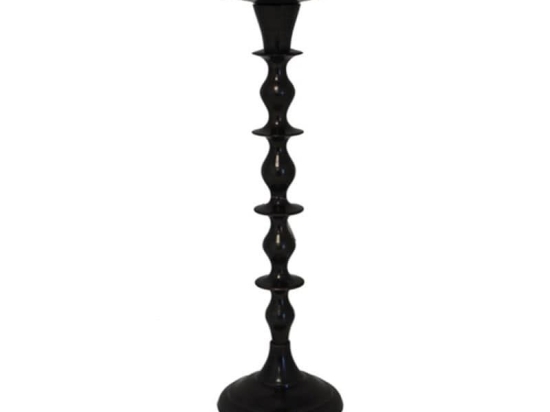 Κηροπήγιο 00.07.7204 35cm Black Αλουμίνιο