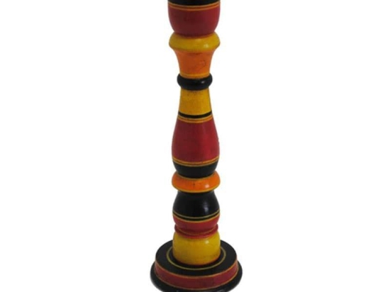Κηροπήγιο Almirah 00.00.0429 30cm Multi Ξύλο