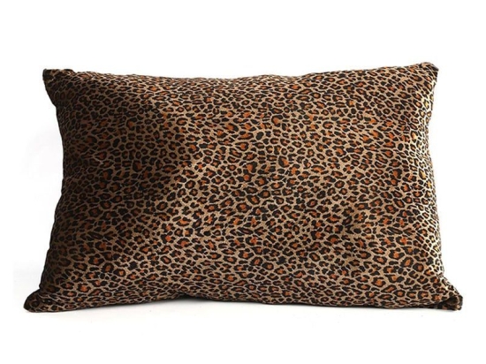 Μαξιλάρι Διακοσμητικό (Με Γέμιση) Leopard 013.777465 Brown 60X40 Βαμβάκι-Πολυέστερ