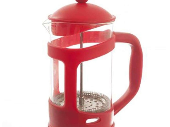 Καφετιέρα Γαλλικού Με Έμβολο 07.120075 800ml Red Πλαστικό, Γυαλί