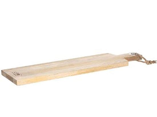 Πλατώ Σερβιρίσματος Με Χέρι Mango 07.146456 58Χ16cm Ξύλινο Natural Ξύλο