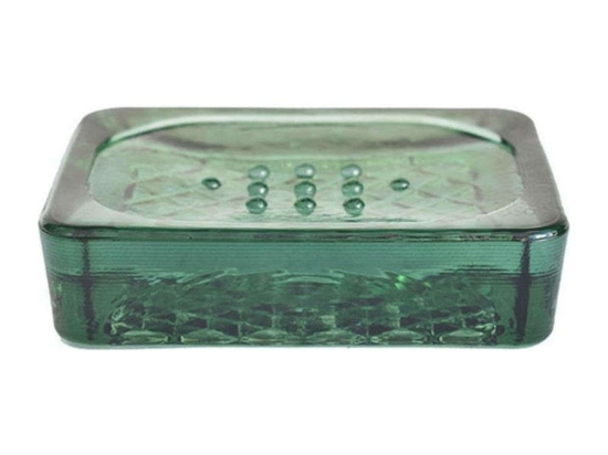 Σαπουνοθήκη Diamante 016.5926DB622 Γυάλινη Green Γυαλί