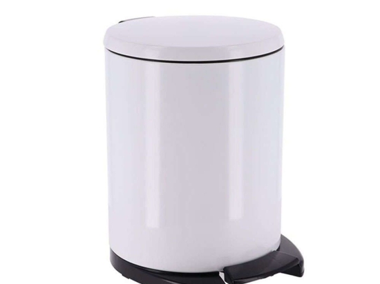 Κάδος Απορριμμάτων Softclose 06.6546100 6lt White Μέταλλο