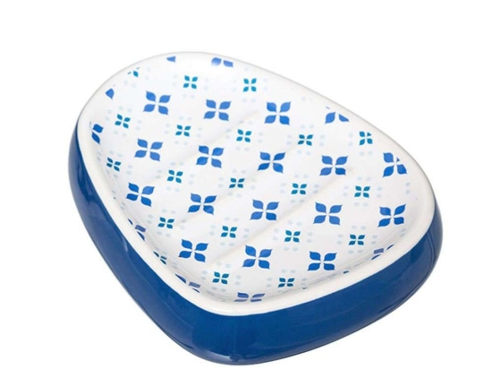 Σαπουνοθήκη Al Zula 07.161068A Blue-White Κεραμικό