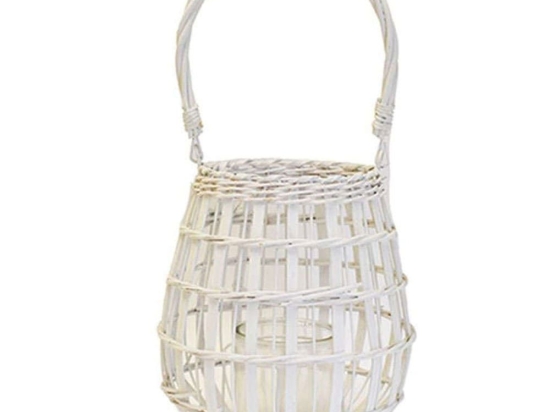 Φανάρι Ξύλινο 00.07.7851 29x30cm White Ξύλο