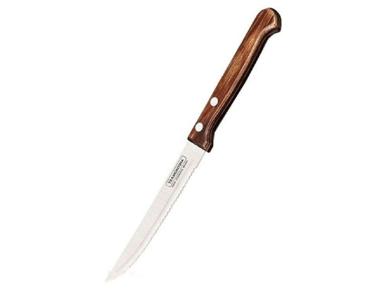 Μαχαίρι Steak Polywood 020.21100.495 21,2cm Brown Ατσάλι,Polywood