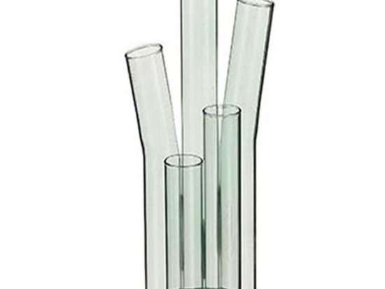 Βάζο Γυάλινο 5 Θέσεων 02.1110536 20cm Clear Γυαλί