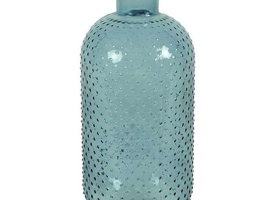 Βάζο Γυάλινο 013.783924 11x24,5cm Light-Blue Γυαλί