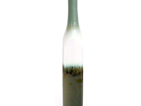 Βάζο Γυάλινο 014.EU0099 45,6cm Multi Γυαλί