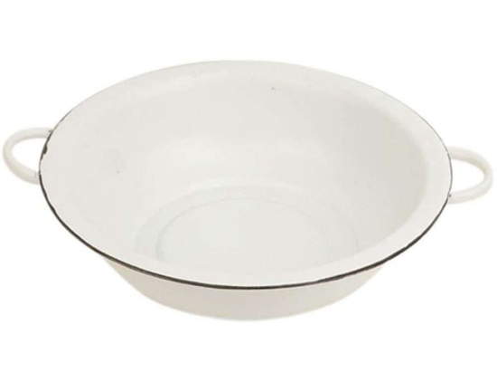 Μπωλ Εμαγιέ 012.205889048 Φ34,5x9,5cm White Εμαγιέ