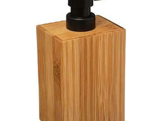 Δοχείο Κρεμοσάπουνου Bamboo 07.174533 Black-Natural Bamboo