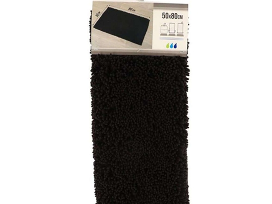 Πατάκι Μπάνιου Microfibre 06.7742103 50x80cm Black 50 X 80 Microfiber